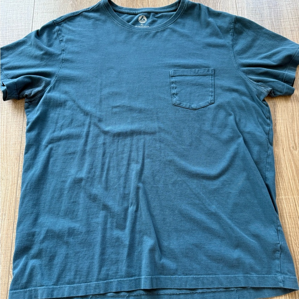 Men's Blue Crew Neck T-Shirt